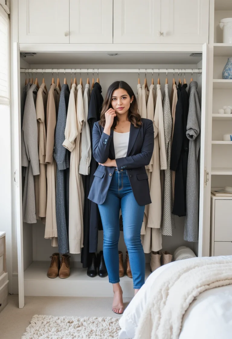 Cute and comfy casual first date outfit ideas for women, showcasing a confidence-boosting everyday look