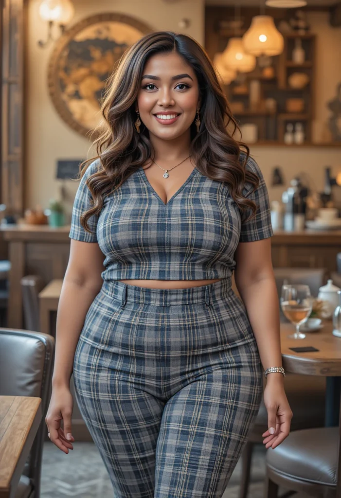 Satin Blouse + High-Waisted Jeans