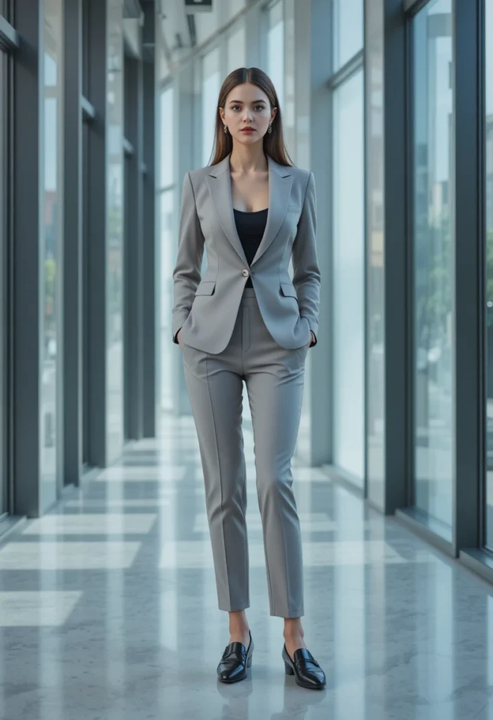 Matching Tweed Jacket and Skirt Set