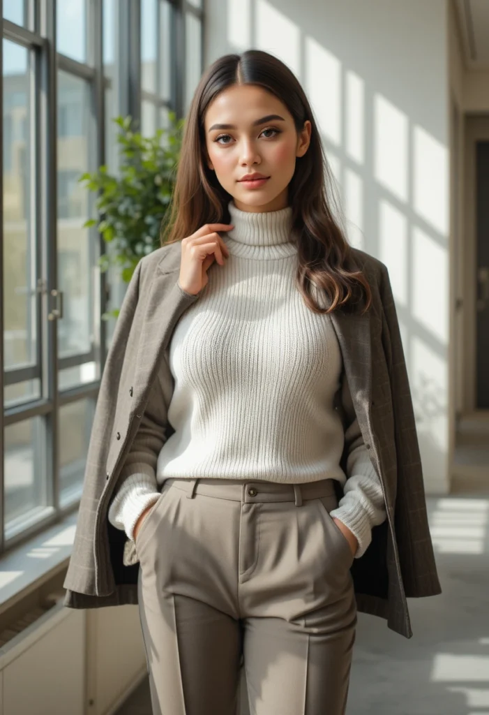 Sweater Outfit Ideas for the Office