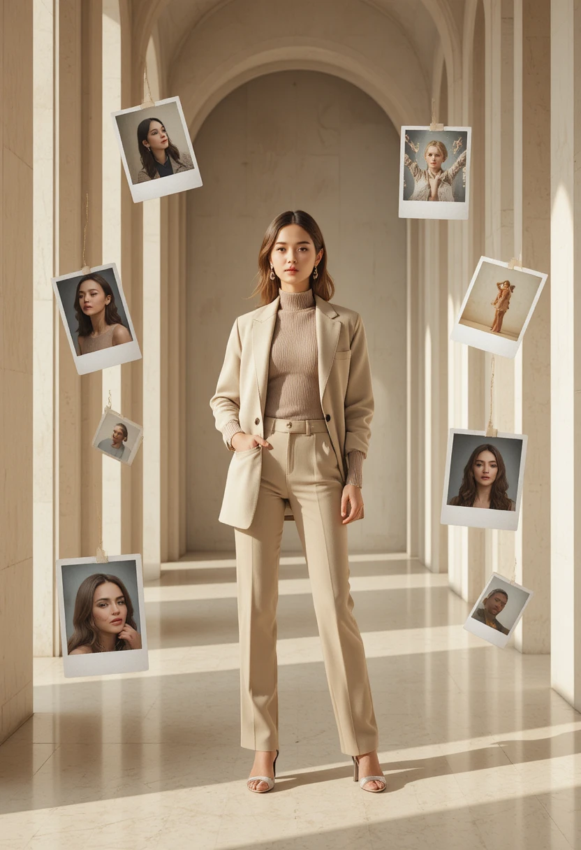 "Woman wearing a Pinterest aesthetic outfit, showcasing trendy and screenshot-worthy fashion styles for women."