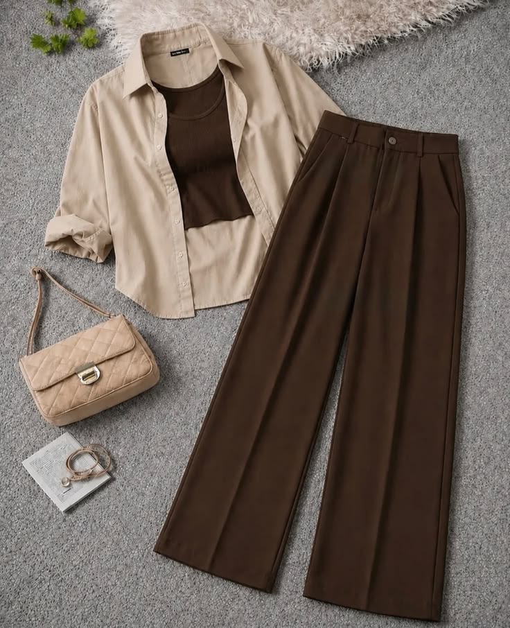 Casual and everyday outfit flat lay
