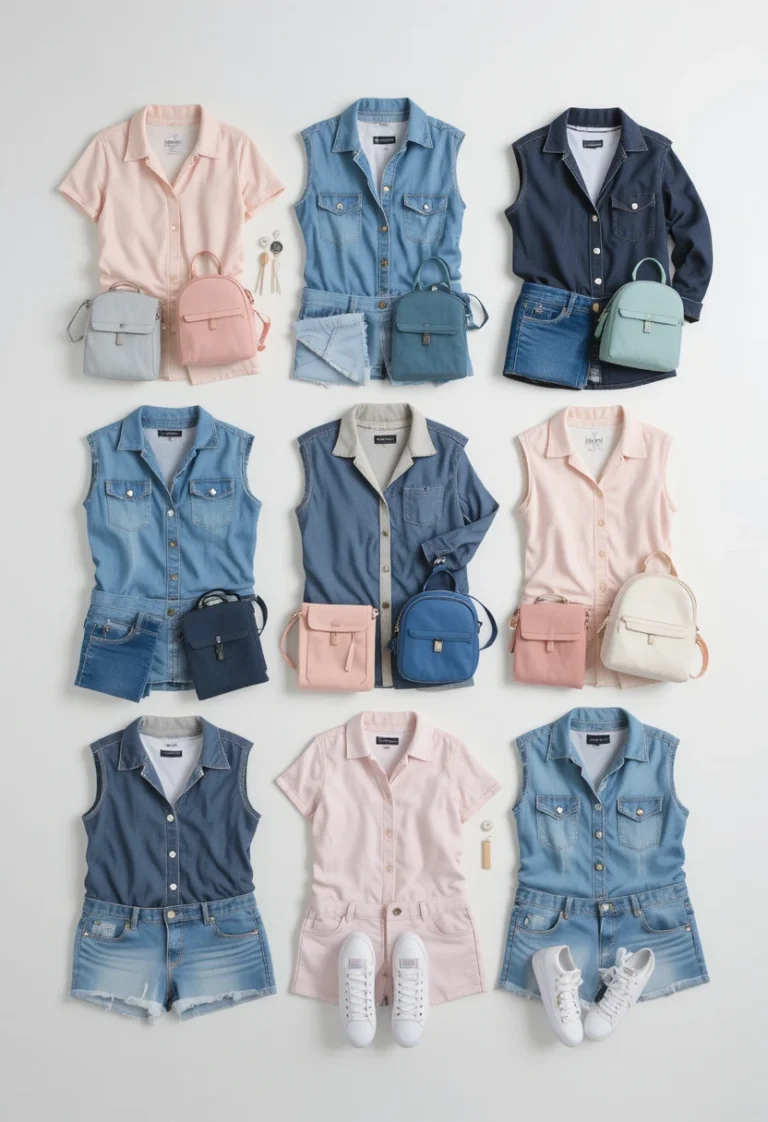Easy school outfit ideas featuring tees, jeans, hoodies, skirts, sweaters, and sneakers for simple, stress-free school mornings.