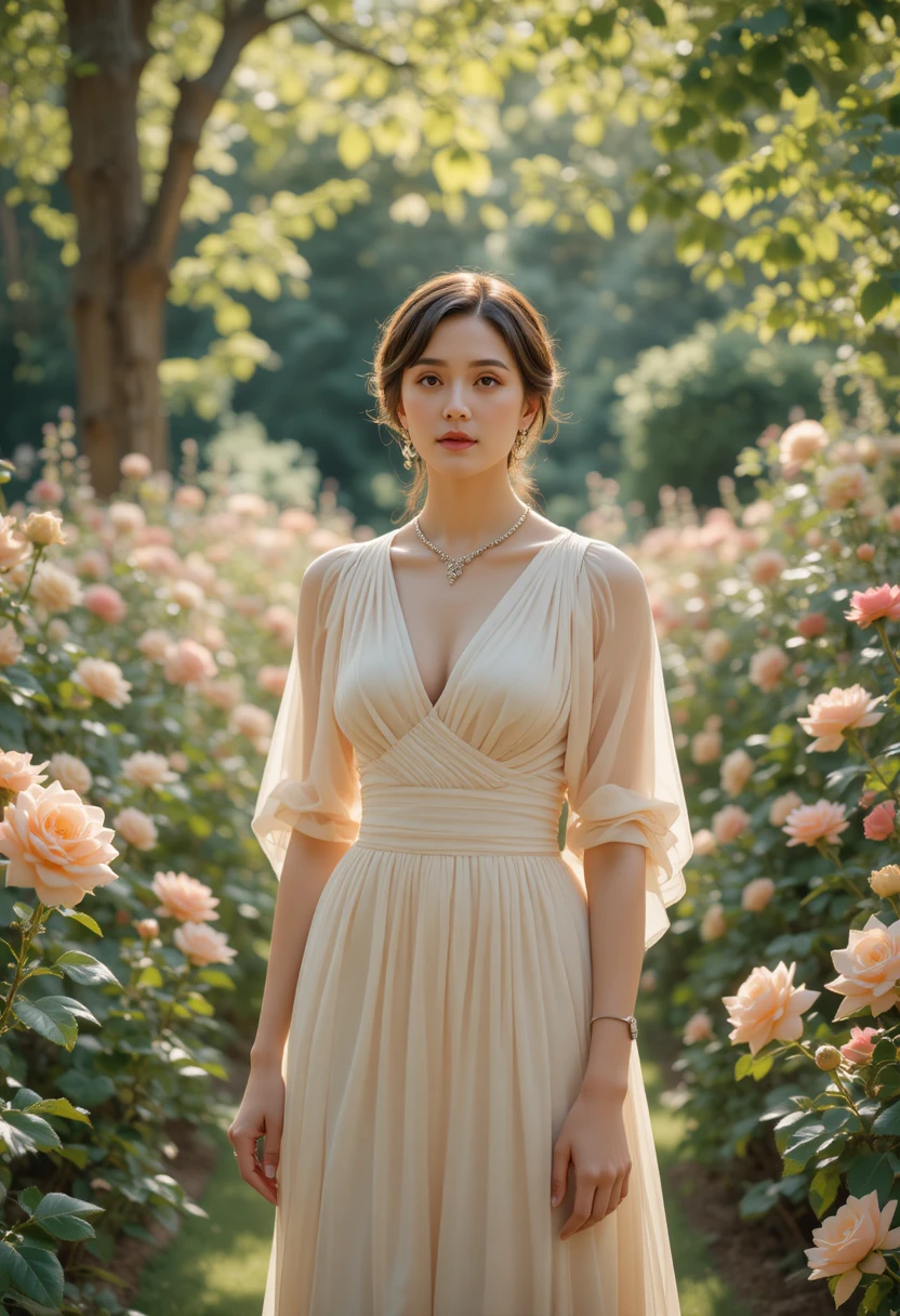 Elegant and comfortable garden party outfit ideas for women featuring floral dresses, linen sets, and chic accessories