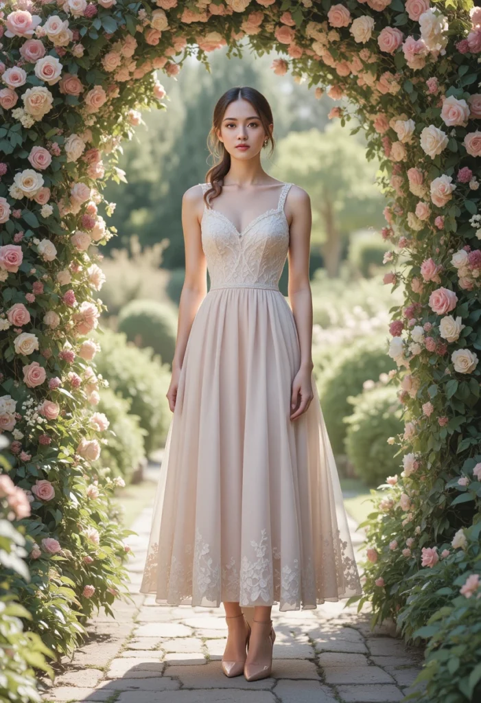 Wide-Leg Trousers + Silk Camisole