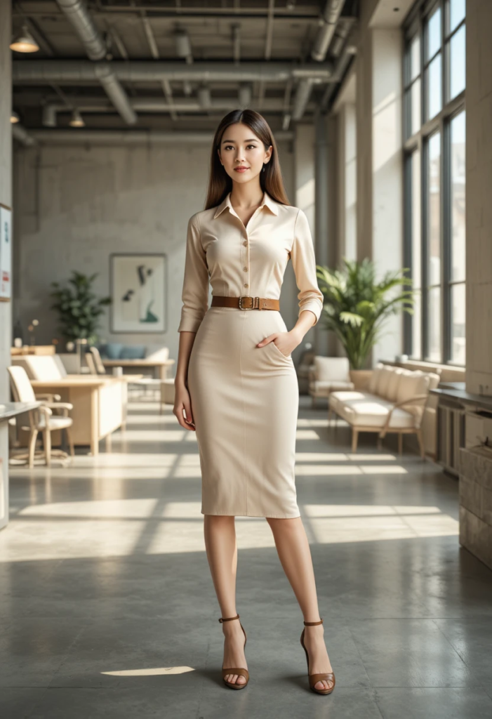 3. Shirt Dress and Nothing Else