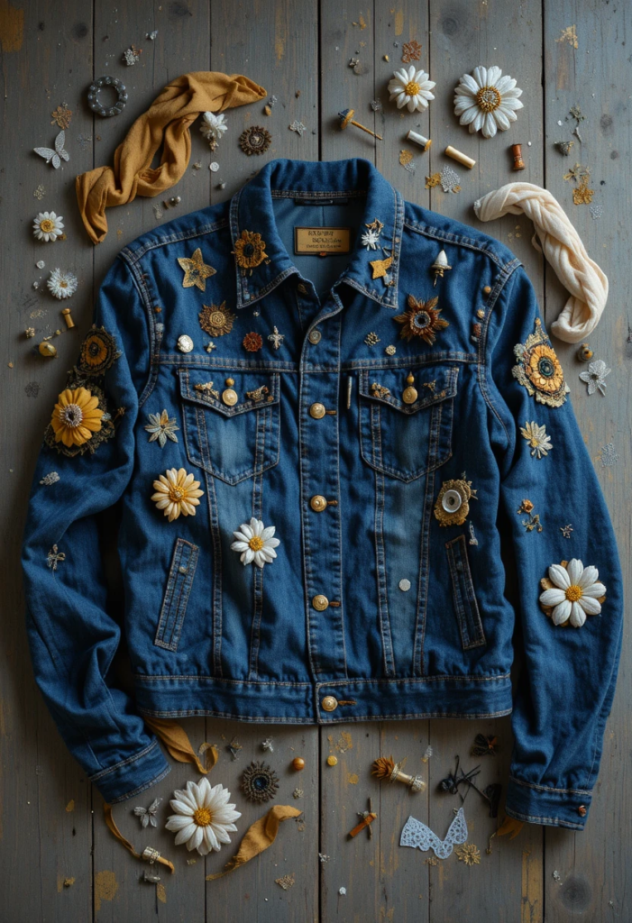 7. Denim Jacket, Fully Personalized