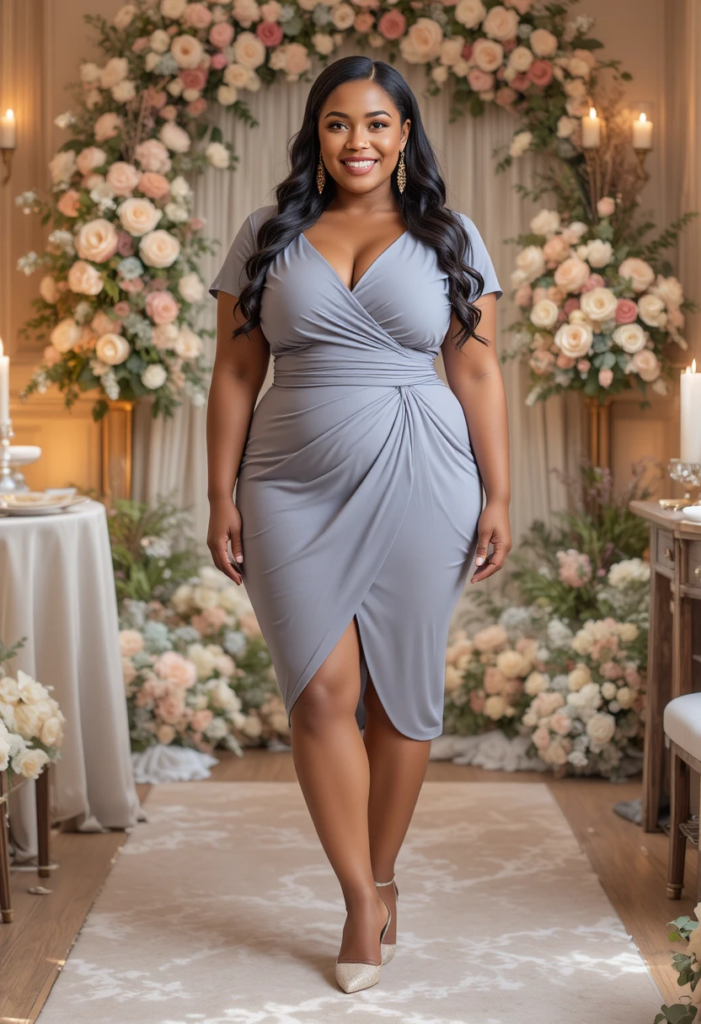 13. Plus-Size Guest Outfit