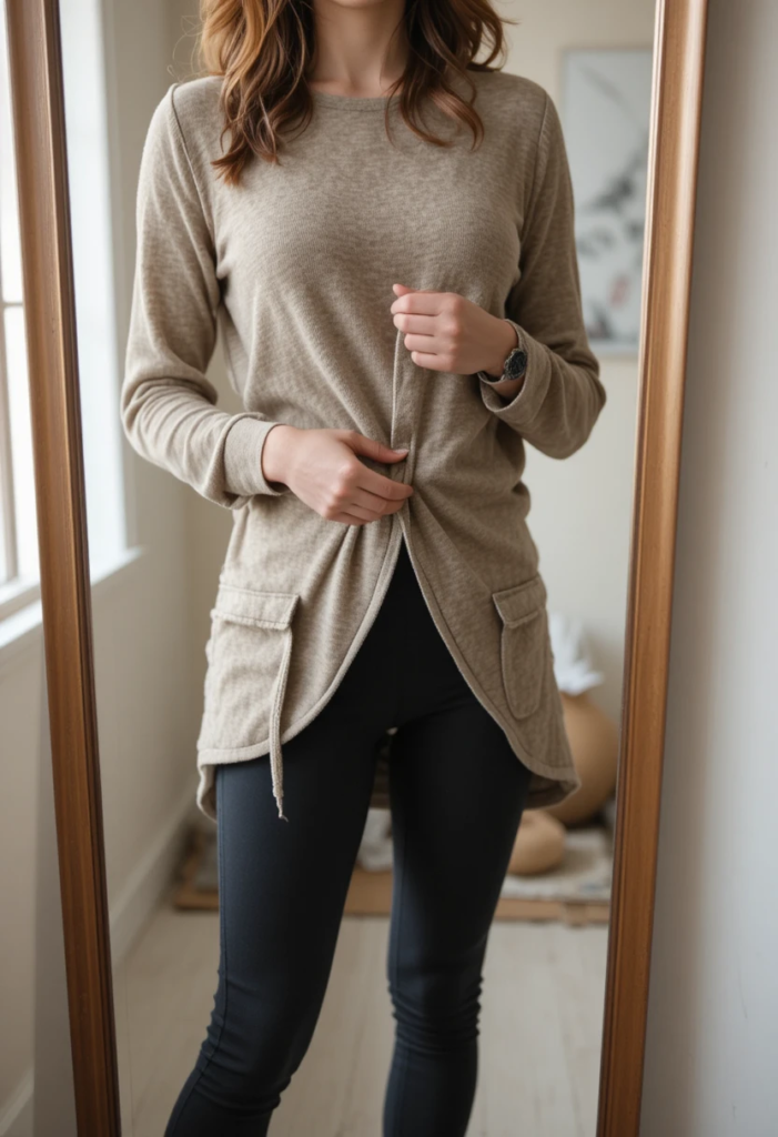 The One Rule That Makes Every Leggings Outfit Work