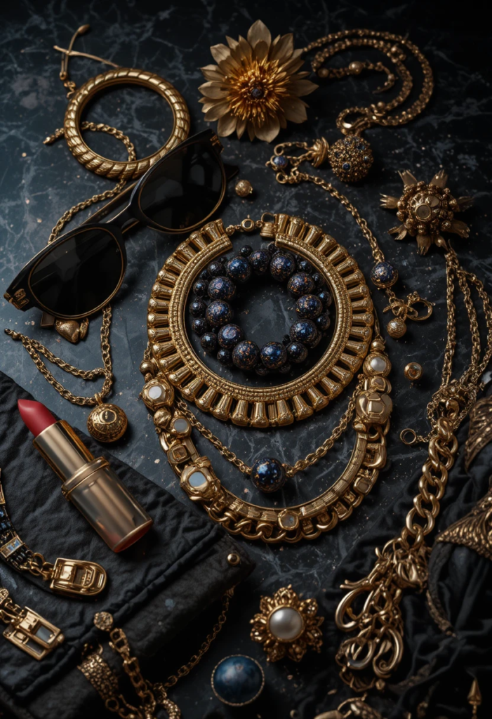 Accessories & Glam That Complete the Mob Wife Look