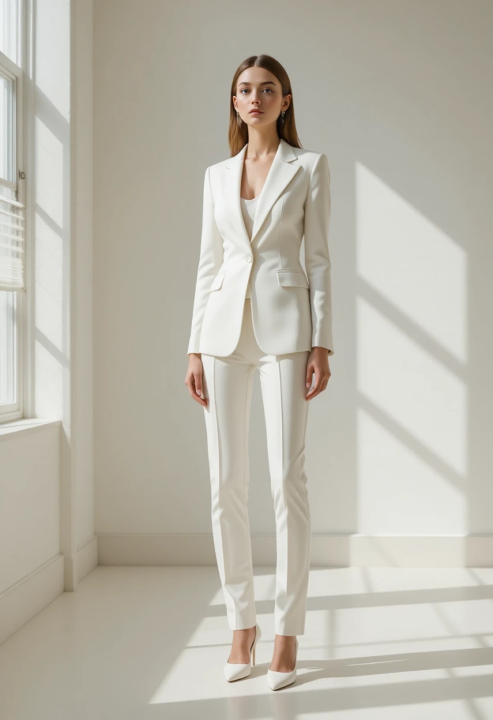 13. White-on-White Tailoring (Bonus Seasonal Look)
