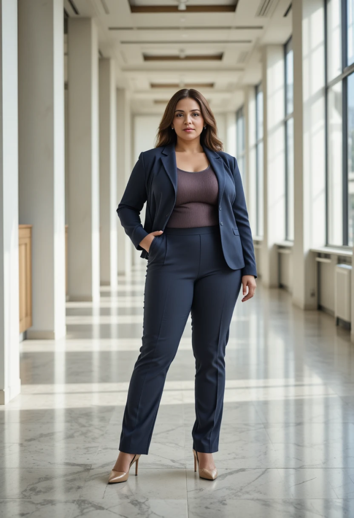 The Real Rule of Plus Size Workwear: Fit and Fabric Beat