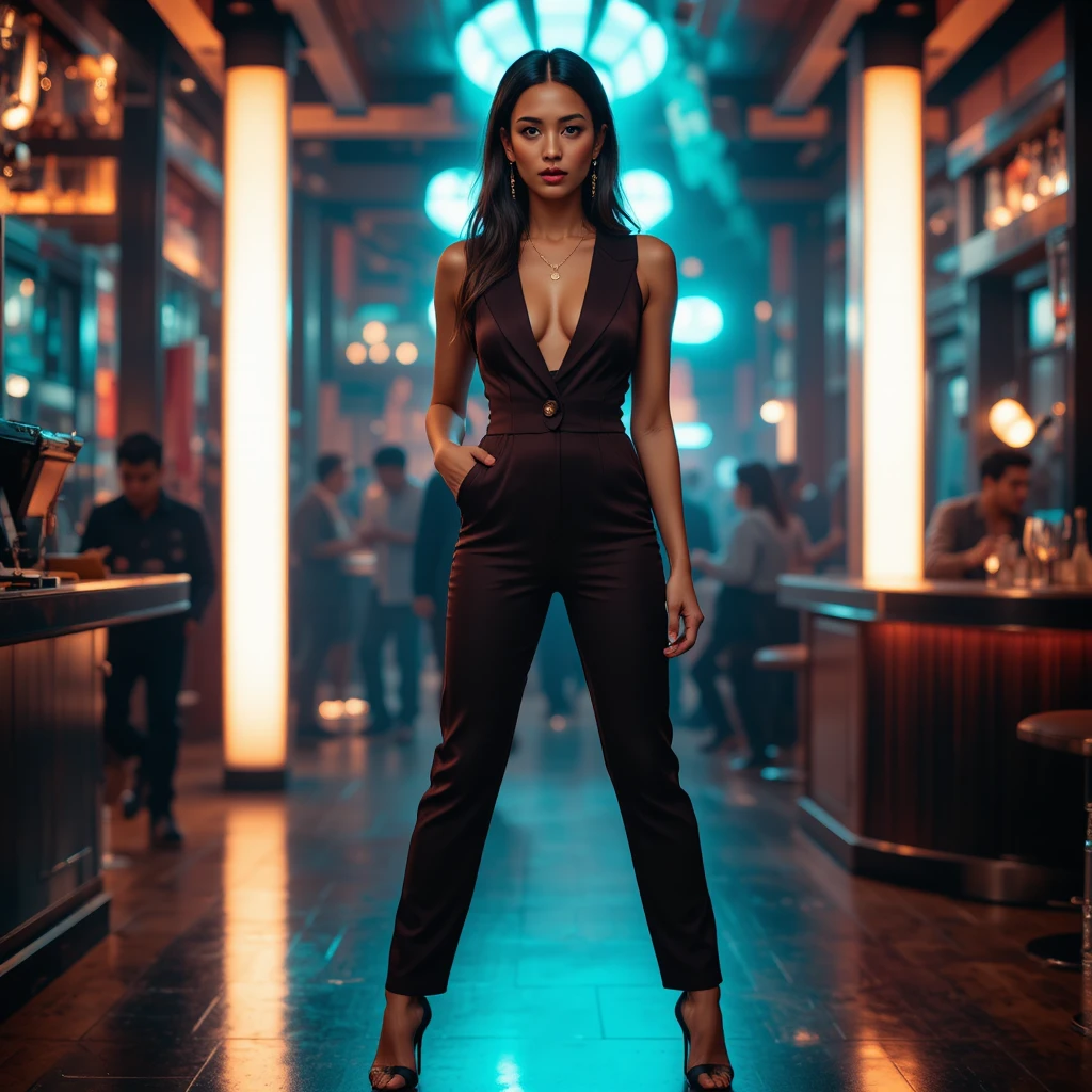 4. The Monochrome Tailored Jumpsuit